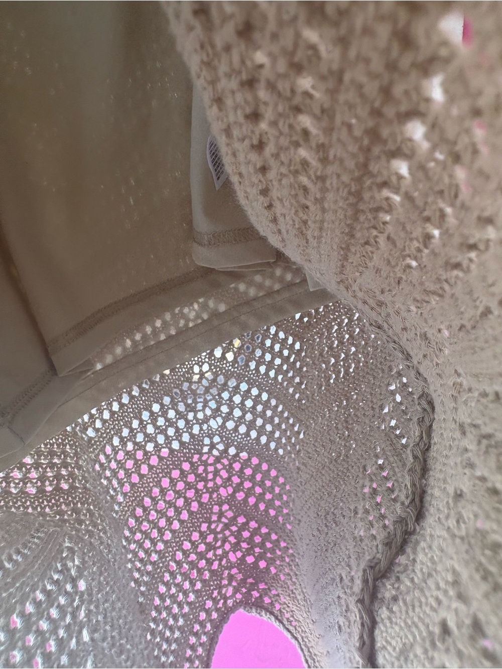 a new day Beige Crochet Tank Mini Dress - Picture 5 of 7